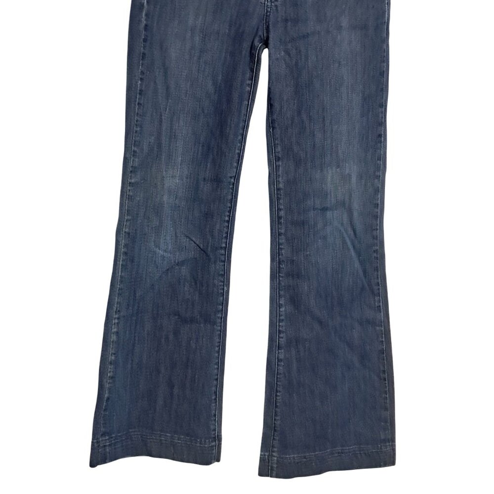 Lucky Brand Gene Montesano Flared Denim Jeans Vintage Inspired Bootcut Womens Sz - Picture 6 of 10
